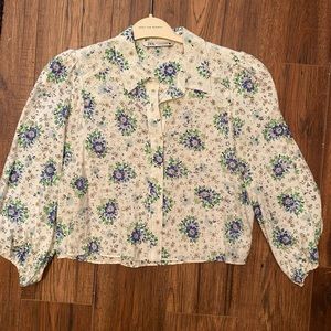 Zara crochet top
